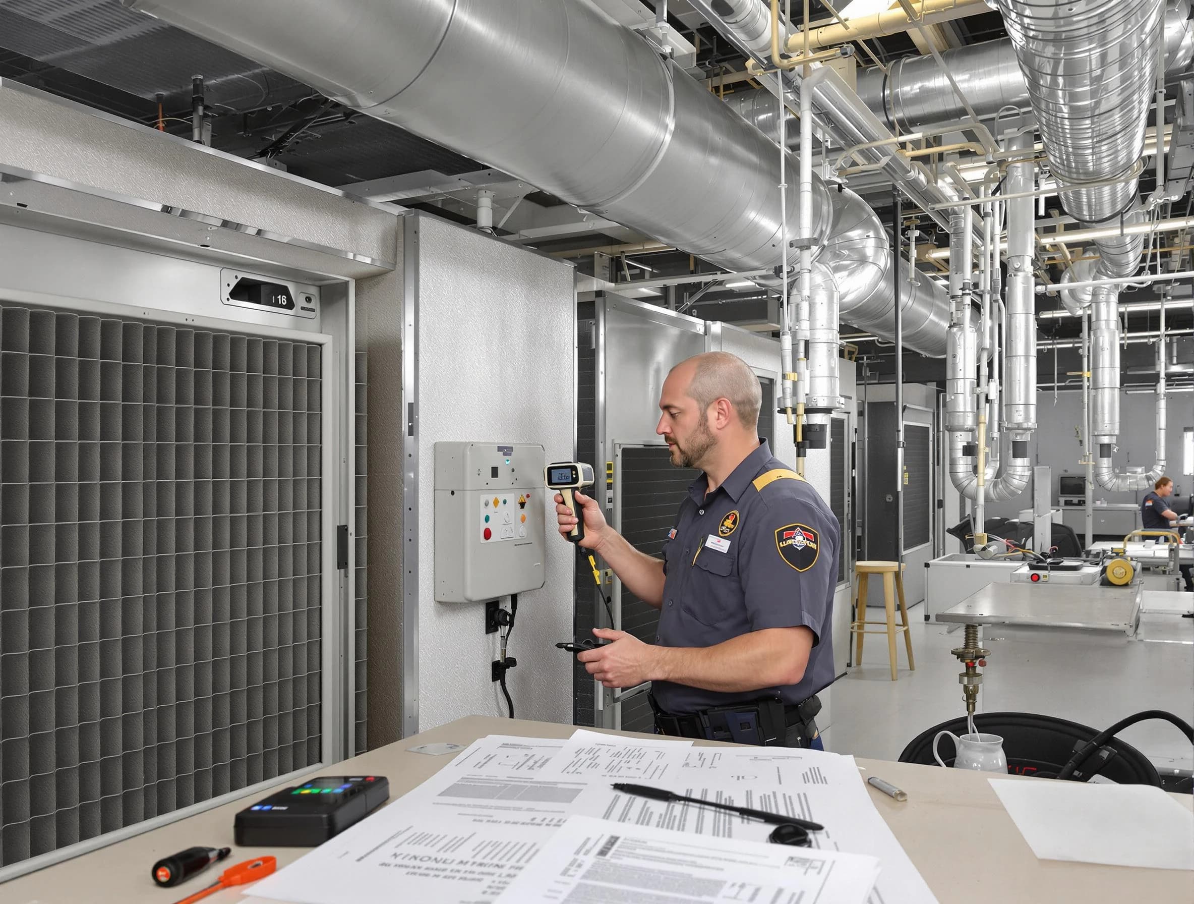 Professional filter system inspection by Kennedy Air Duct Cleaning in Kennedy