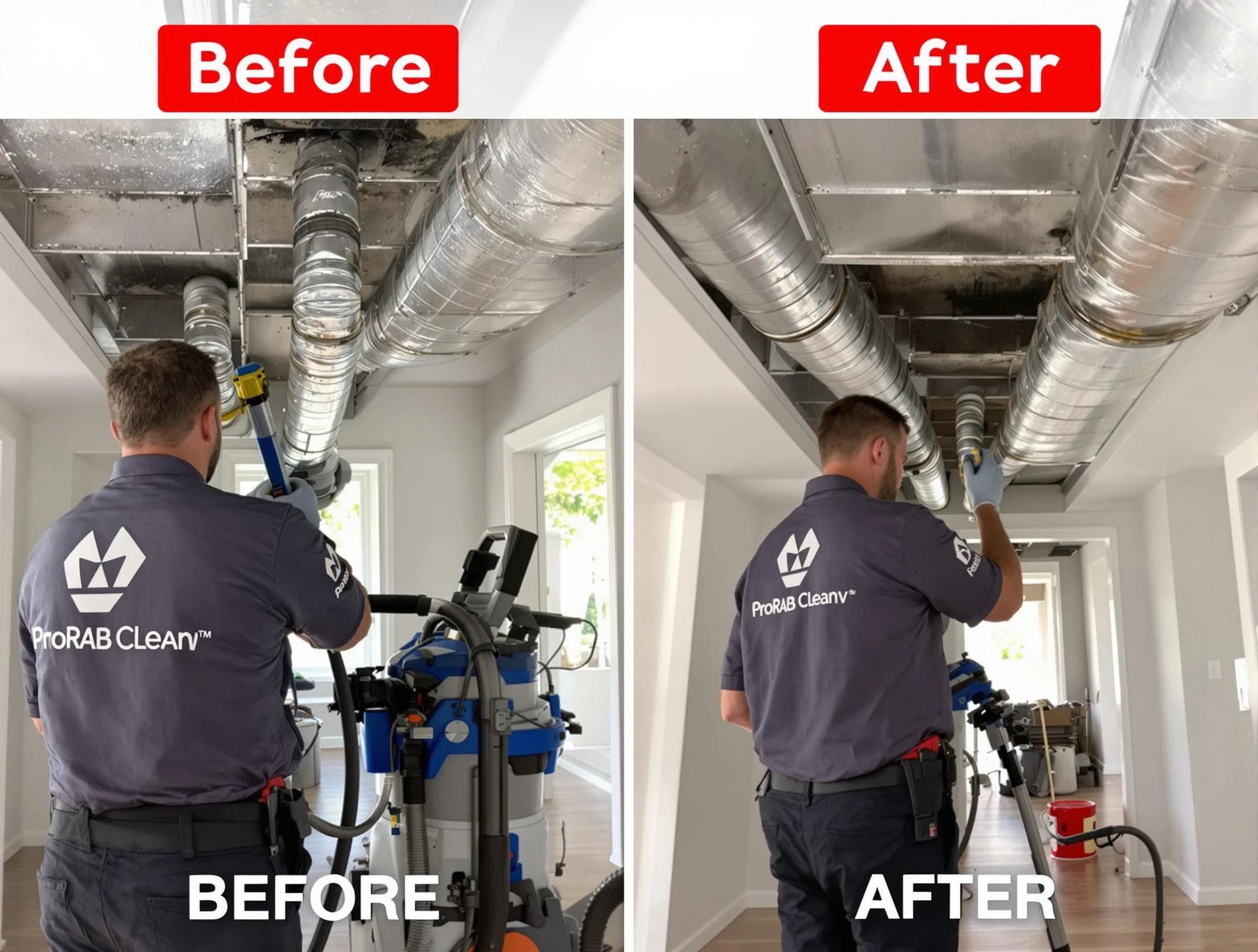 Kennedy Air Duct Cleaning expert performing thorough residential duct cleaning in a Kennedy home