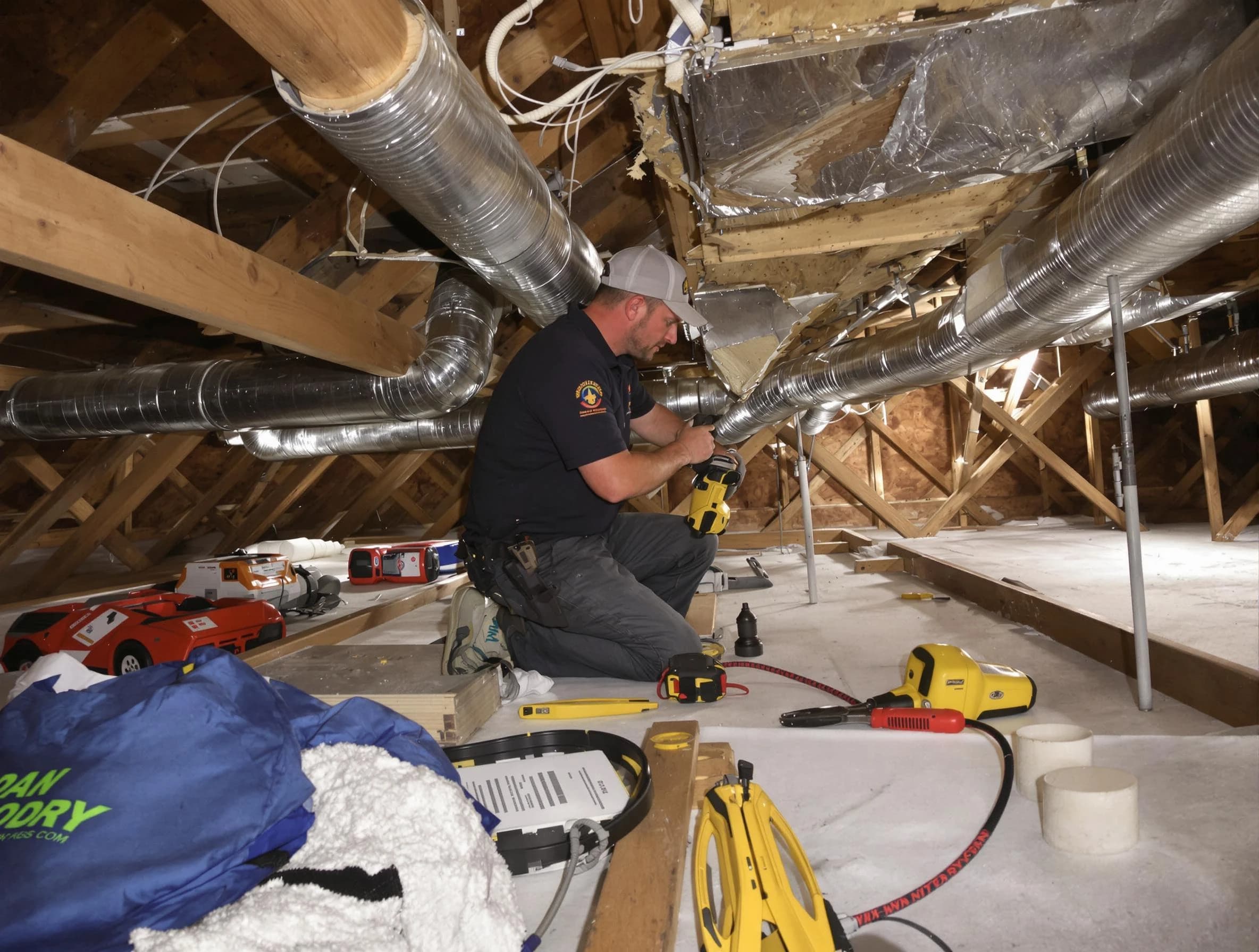 Professional air duct repair by Kennedy Air Duct Cleaning in Kennedy