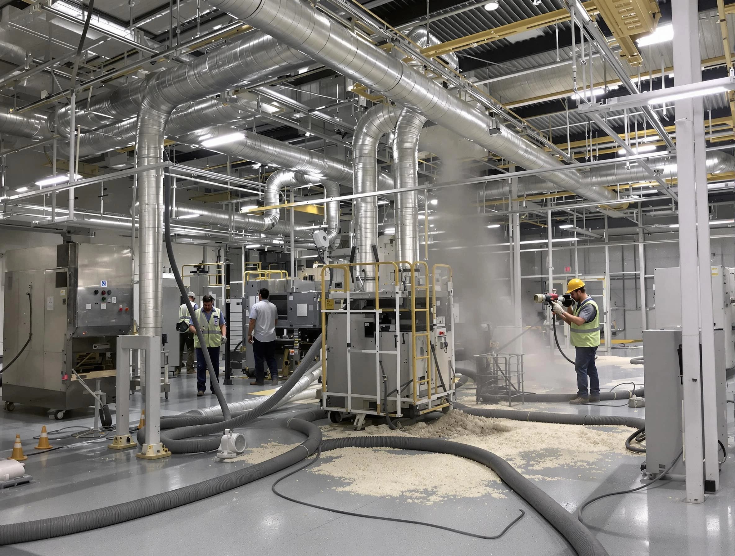 Heavy-duty industrial duct cleaning by Kennedy Air Duct Cleaning in Kennedy