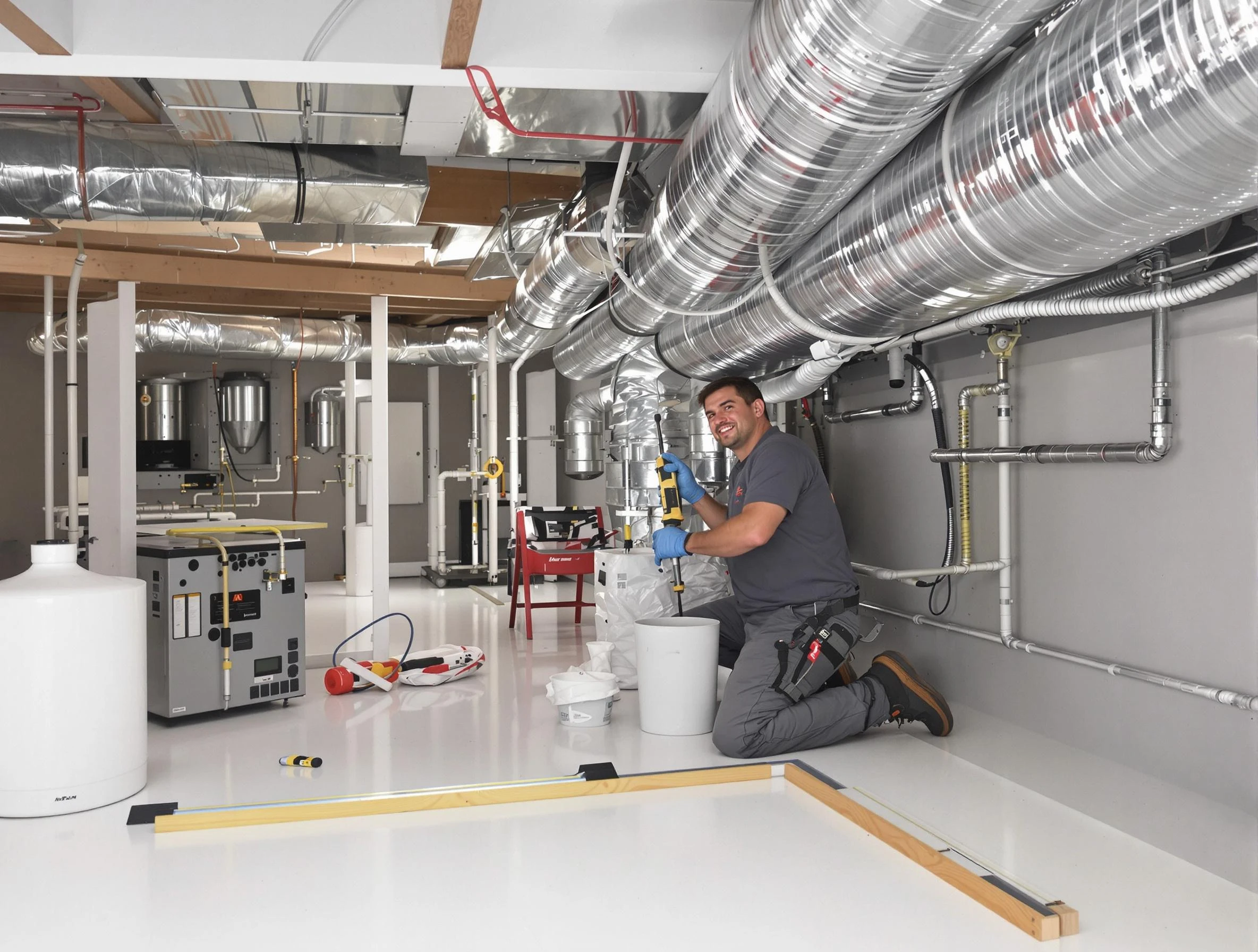 Professional duct sealing service by Kennedy Air Duct Cleaning in Kennedy